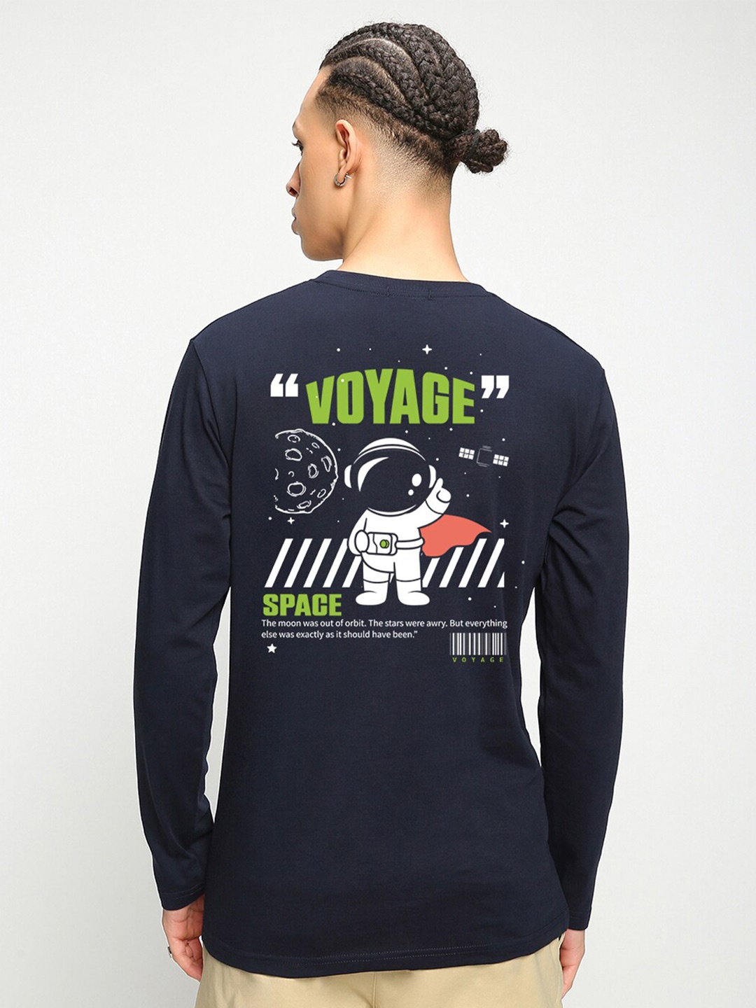 

Bewakoof Graphic Printed Cotton T-shirt, Blue