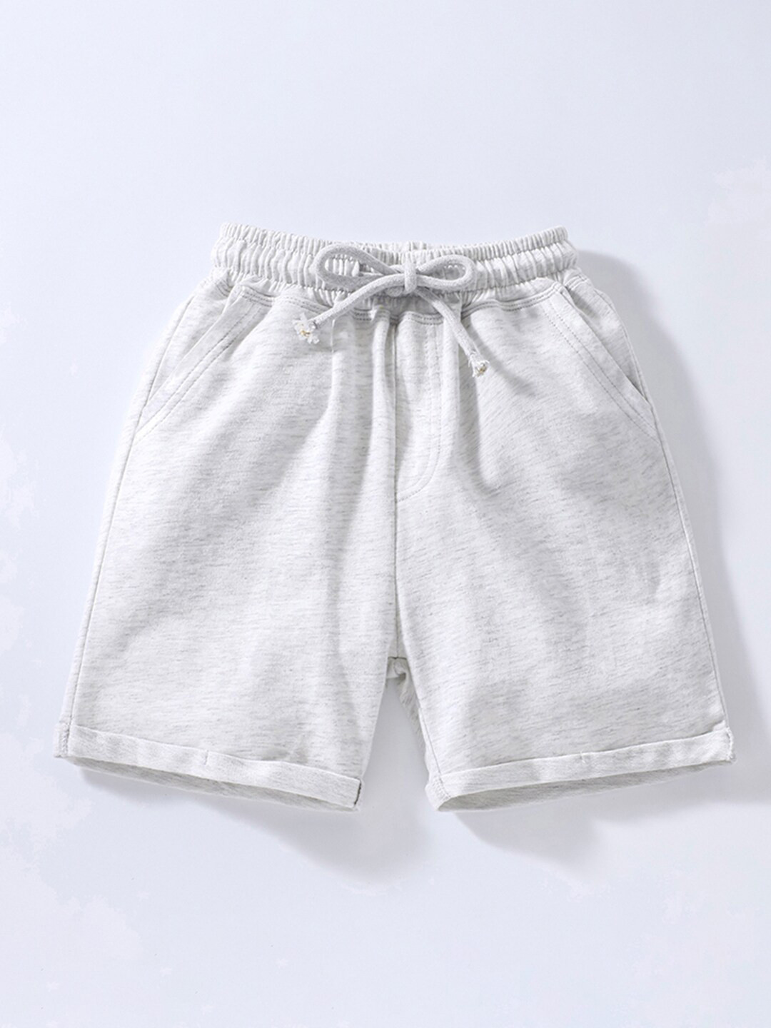 

StyleCast Girls Grey Mid Rise Cotton Shorts