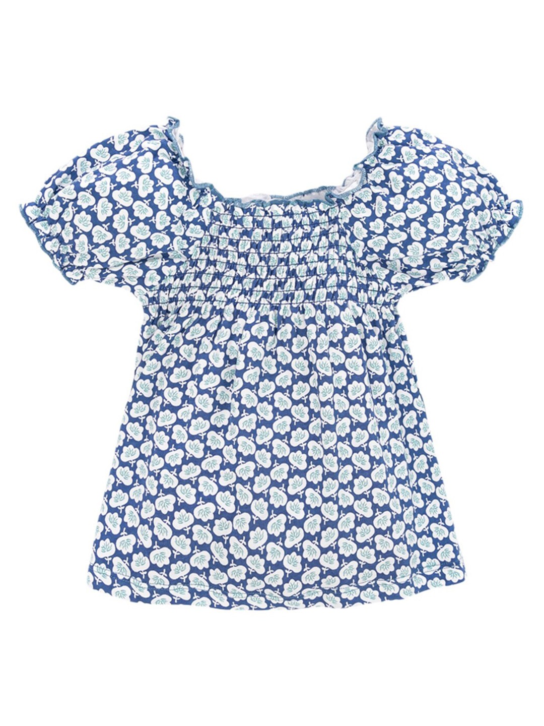 

StyleCast Girls Blue Print Cotton A-Line Dress