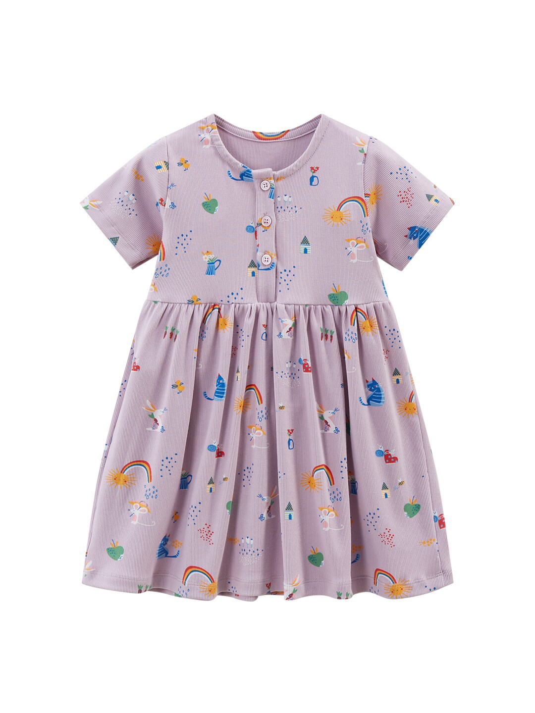 

StyleCast Girls Floral Print A-Line Dress, Purple