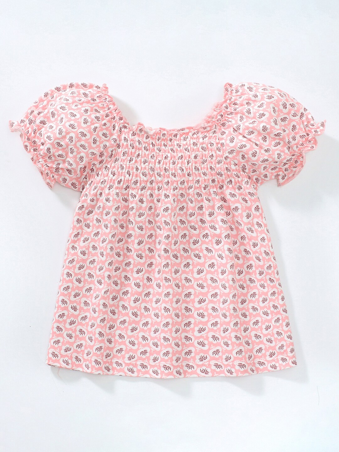 

StyleCast Girls Print Cotton Top, Pink