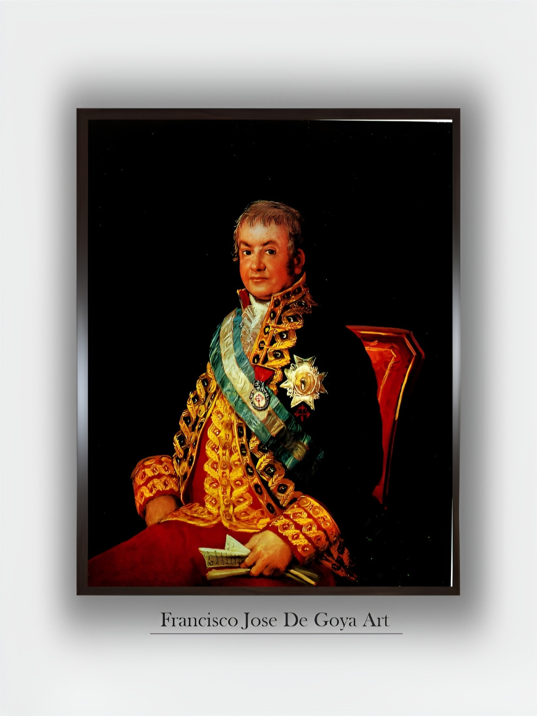 

The Art House Black & Red Wooden Wall Painting