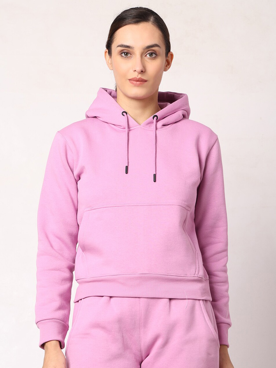 

CL SPORT Hooded Fleece Pullover Sweatshirt, Pink