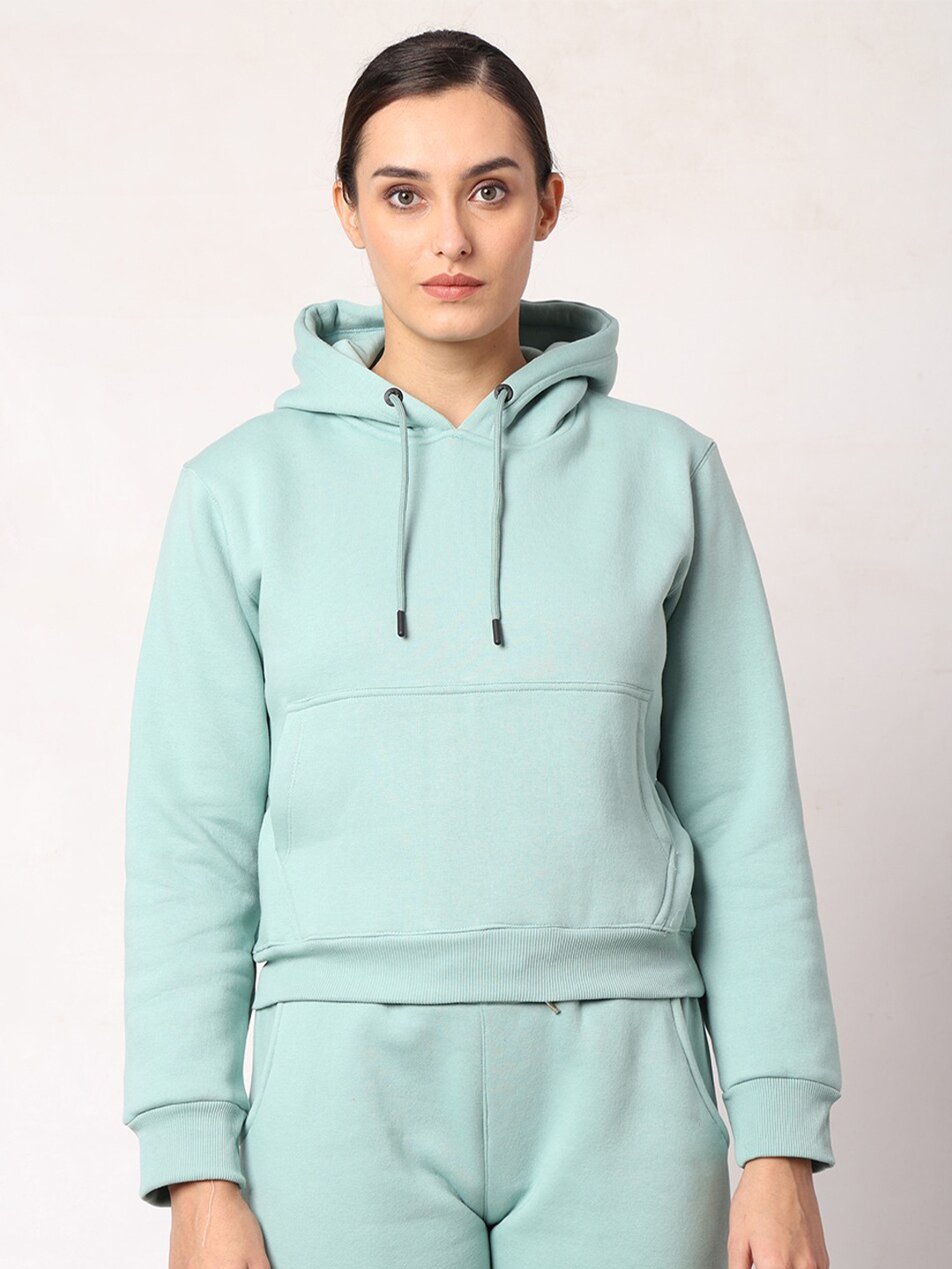 

CL SPORT Hooded Fleece Sweatshirt, Sea green