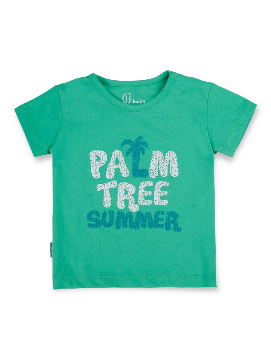 

GJ baby Boys Round Neck Short Sleeves Graphic Printed T-shirt, Green