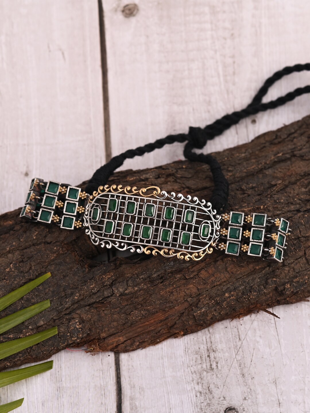 

VIRAASI Gold-Plated Stone Studded Necklace