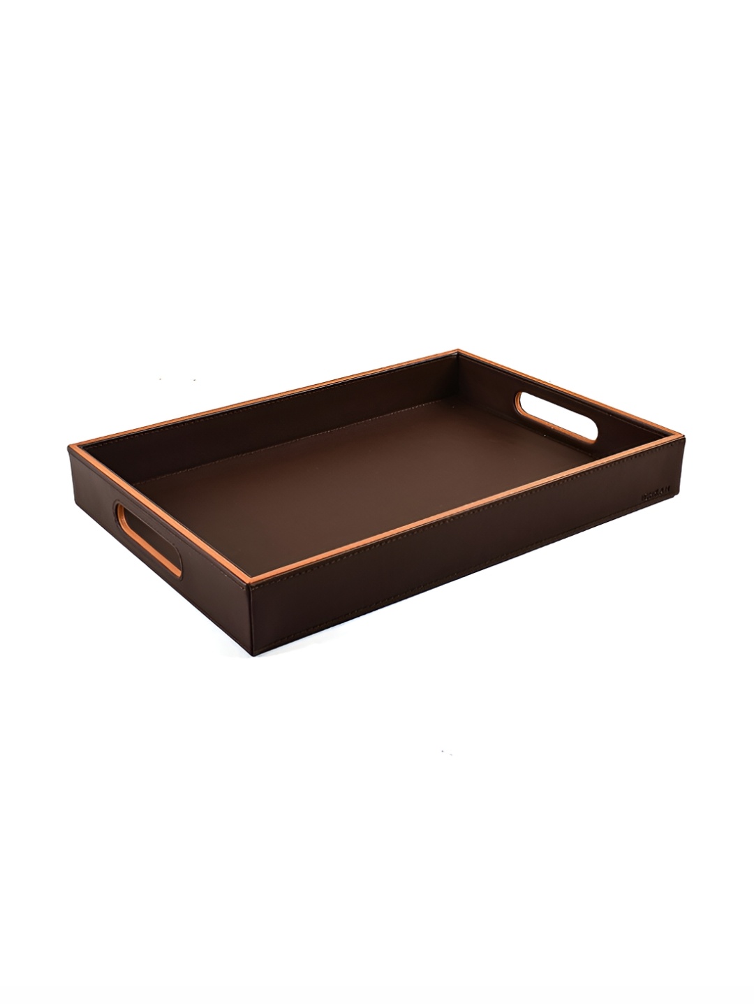 

ICHKAN Brown Leather Rectangle Shaped Serving Tray