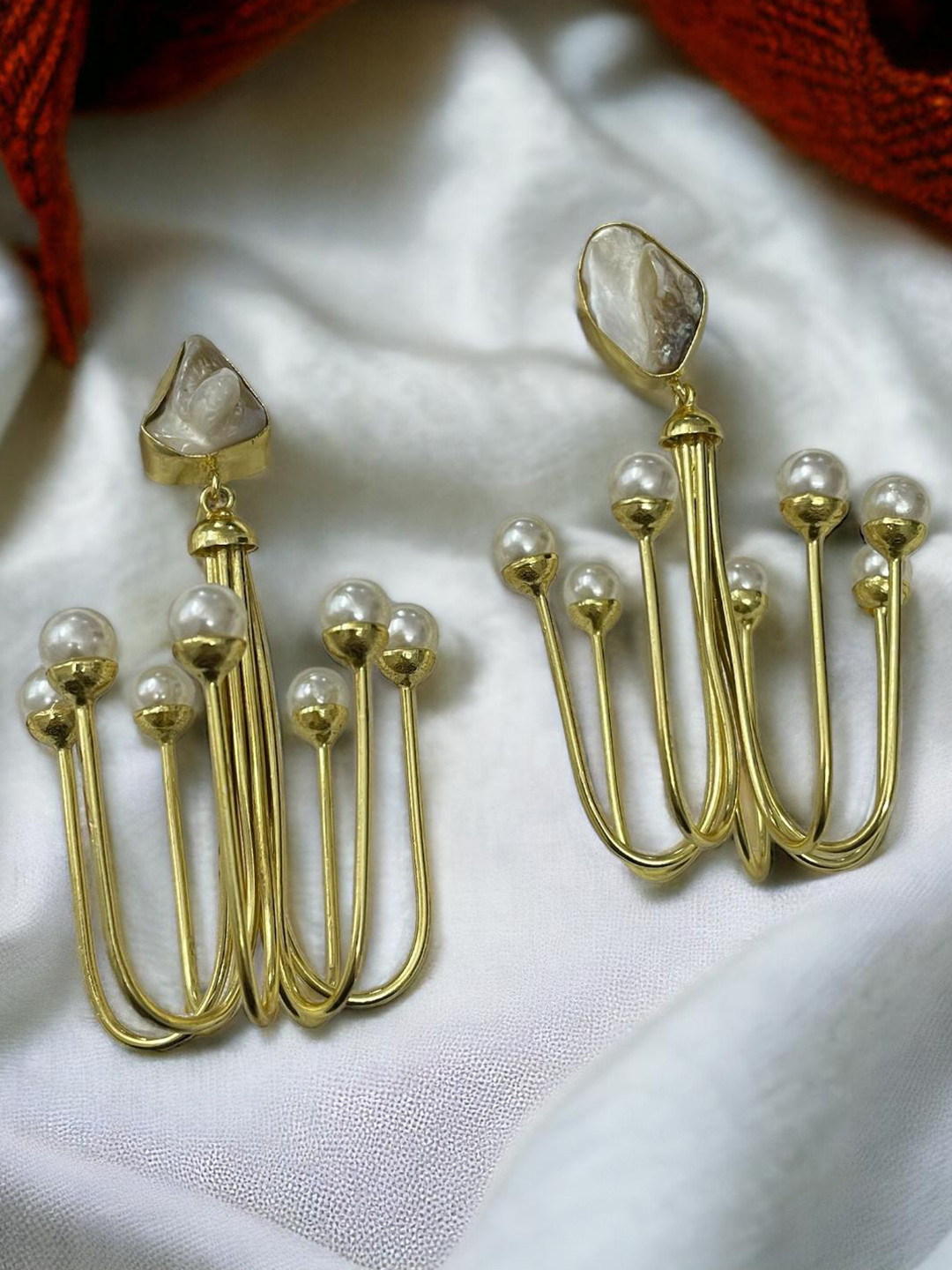 

ISHKAARA Gold-Plated Drop Earrings