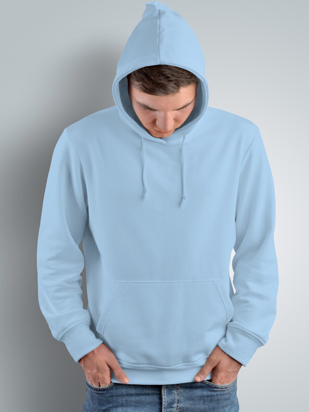 

Crazymonk Unisex Hooded Cotton Sweatshirt, Blue