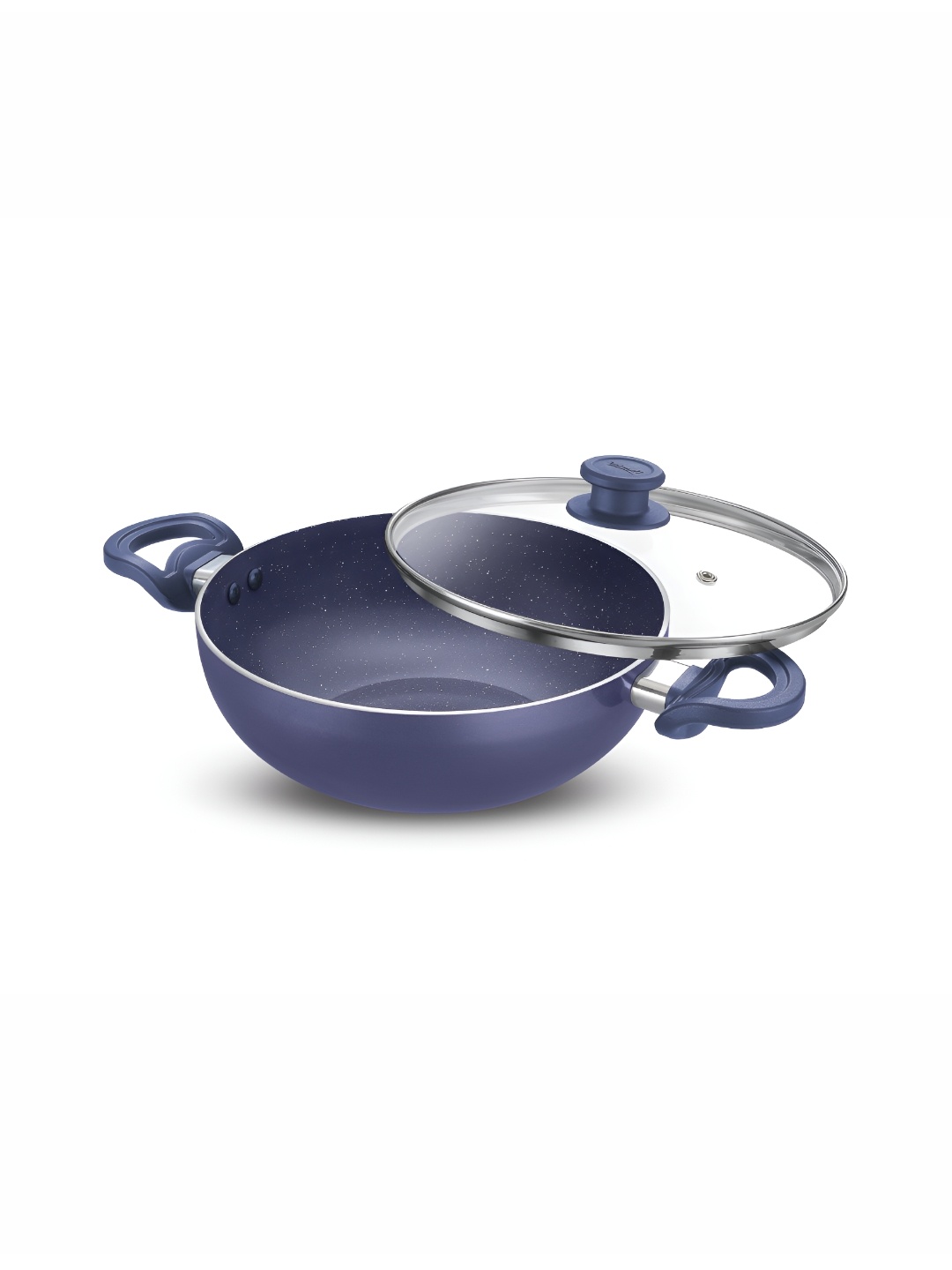 

Prestige Blue Aluminium Induction Base Kadhai or Wok