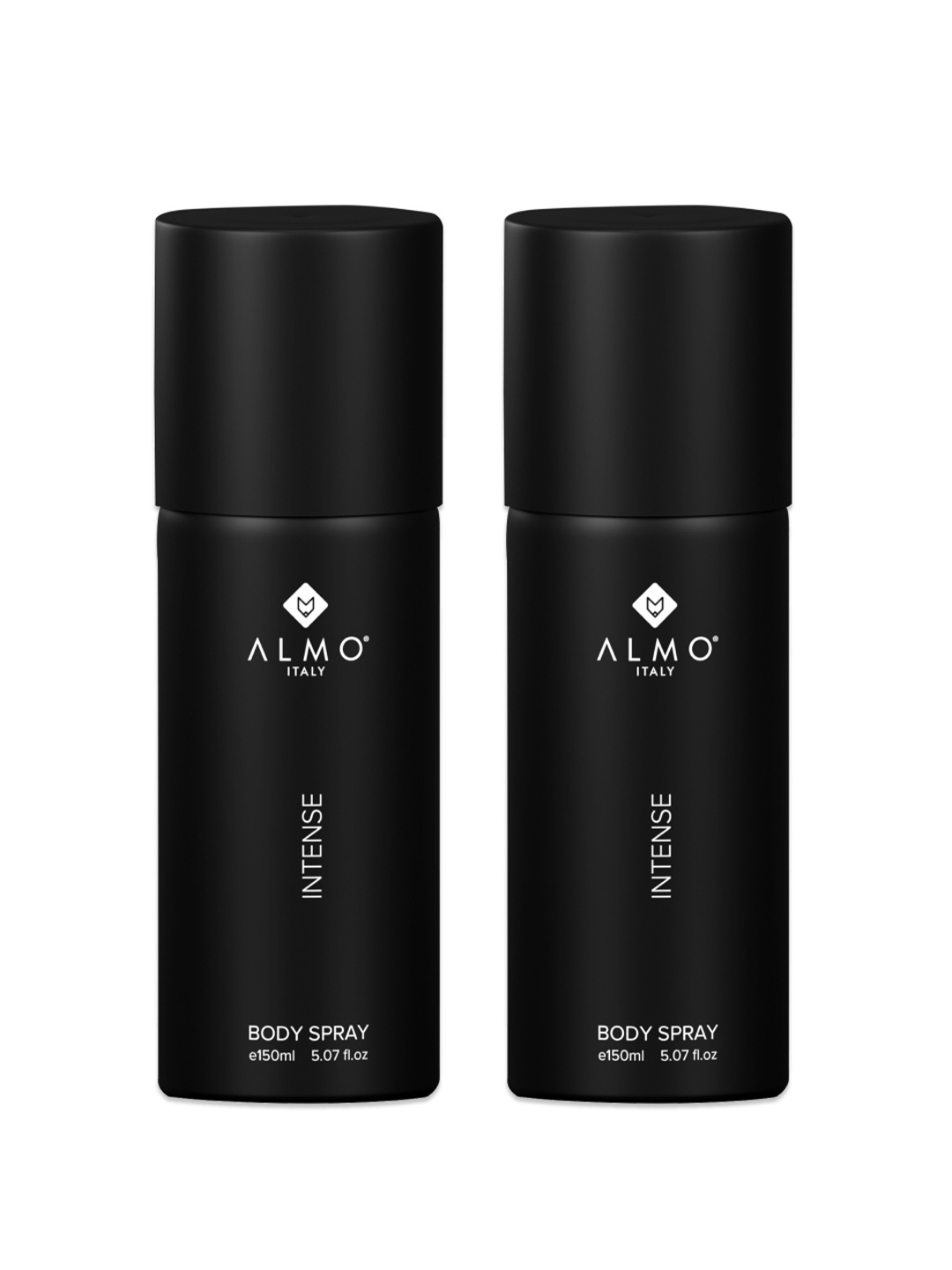 

Almo Wear Pack of 2 Intense Deodorant Body Spray - 150ml, Black