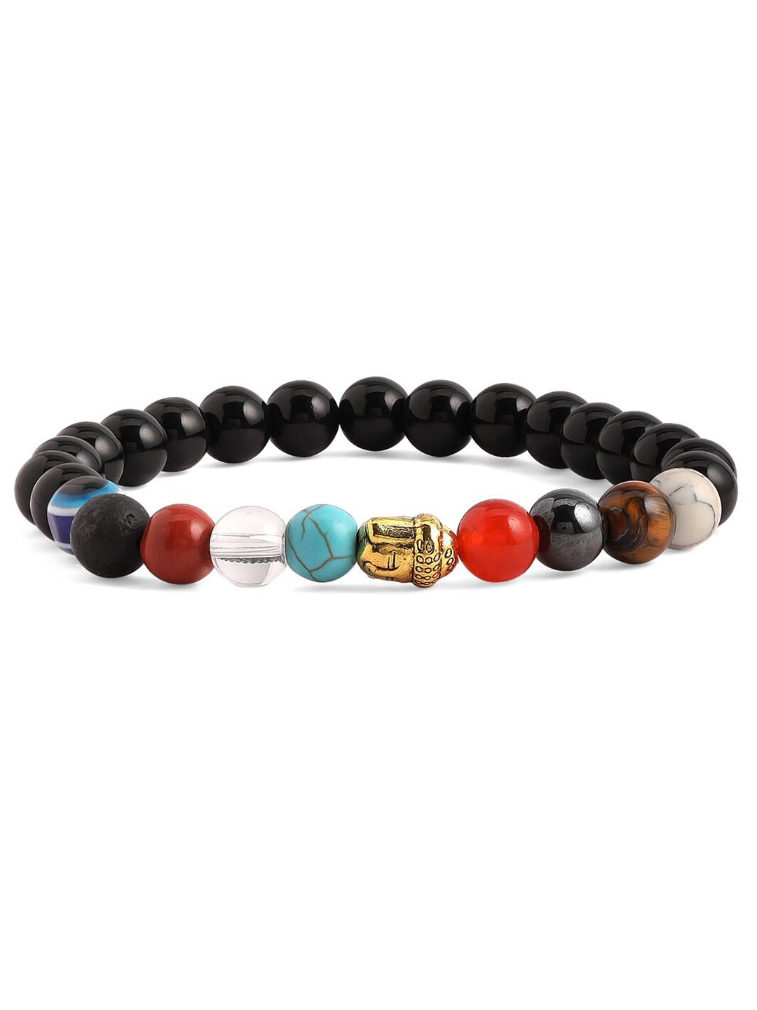 

The Roadster Lifestyle Co. Beaded Wraparound Bracelet, Black