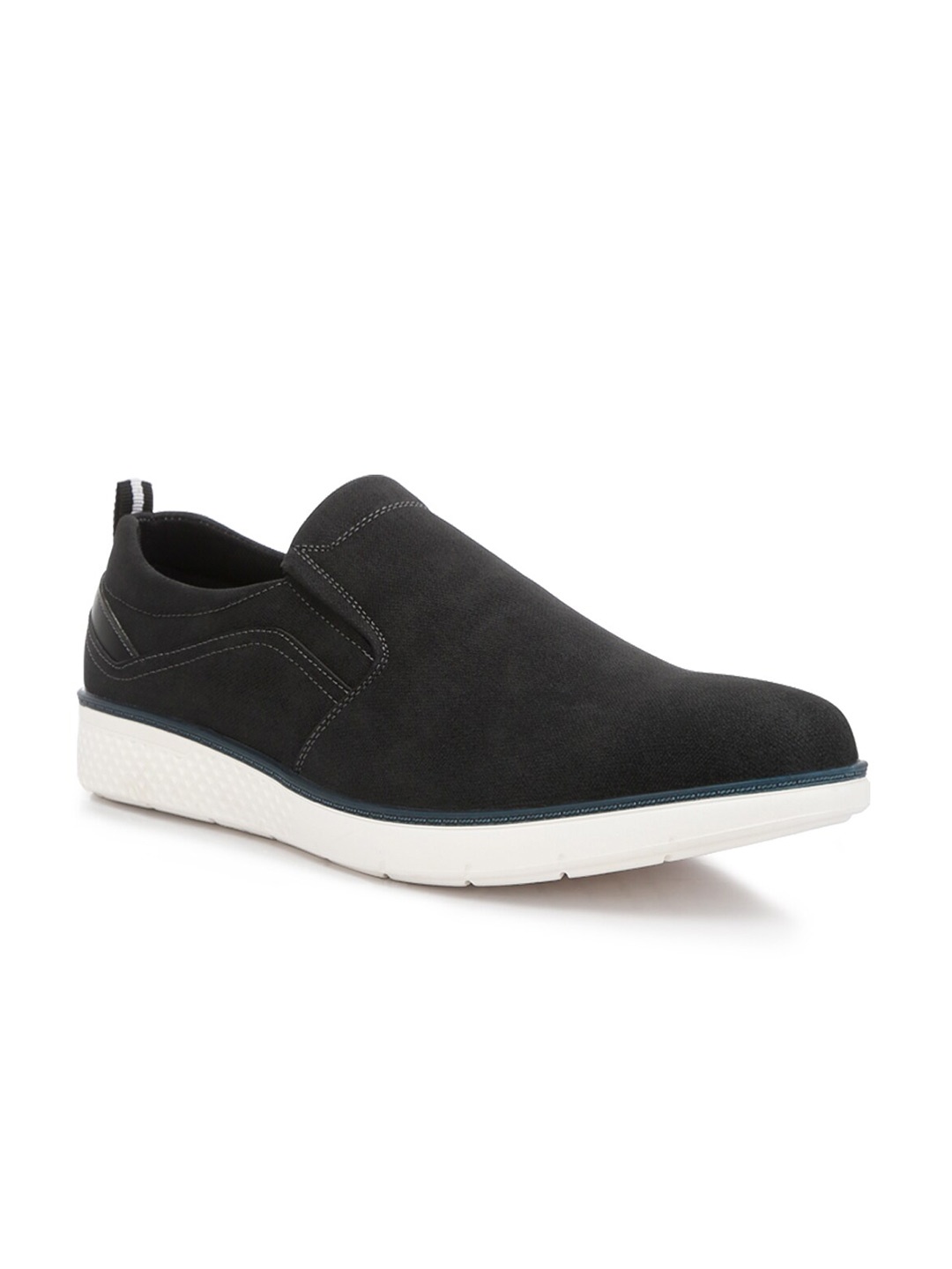 

London Rag Men Round Toe Slip-On Sneakers, Black