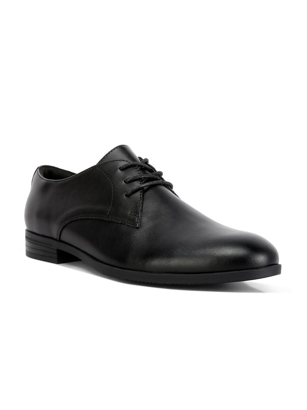 

London Rag Men Round Toe Formal Derbys, Black