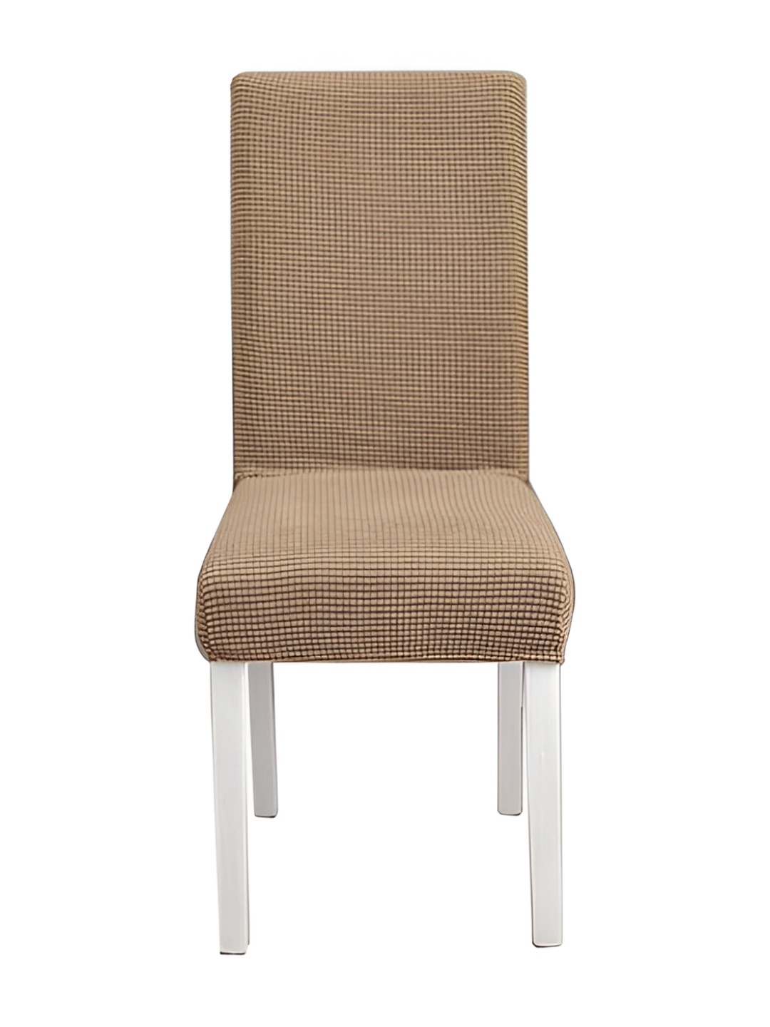 

TONY STARK Brown 1-Seater Stretchable Chair Cover