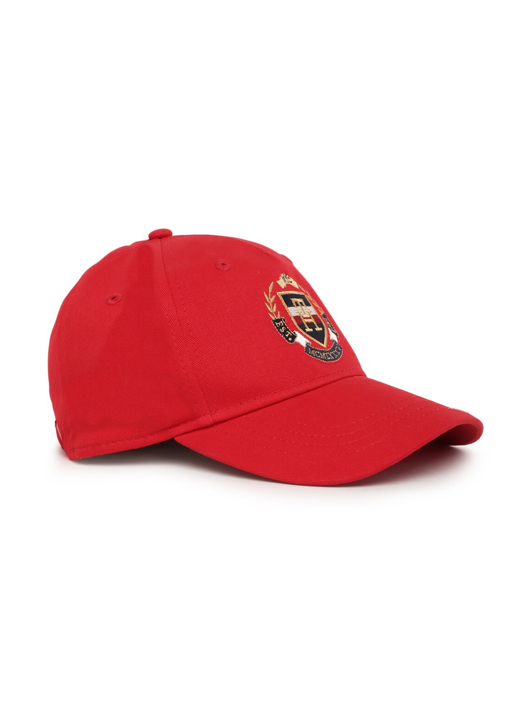 

Tommy Hilfiger Men Embroidered Pure Cotton Baseball Cap, Red