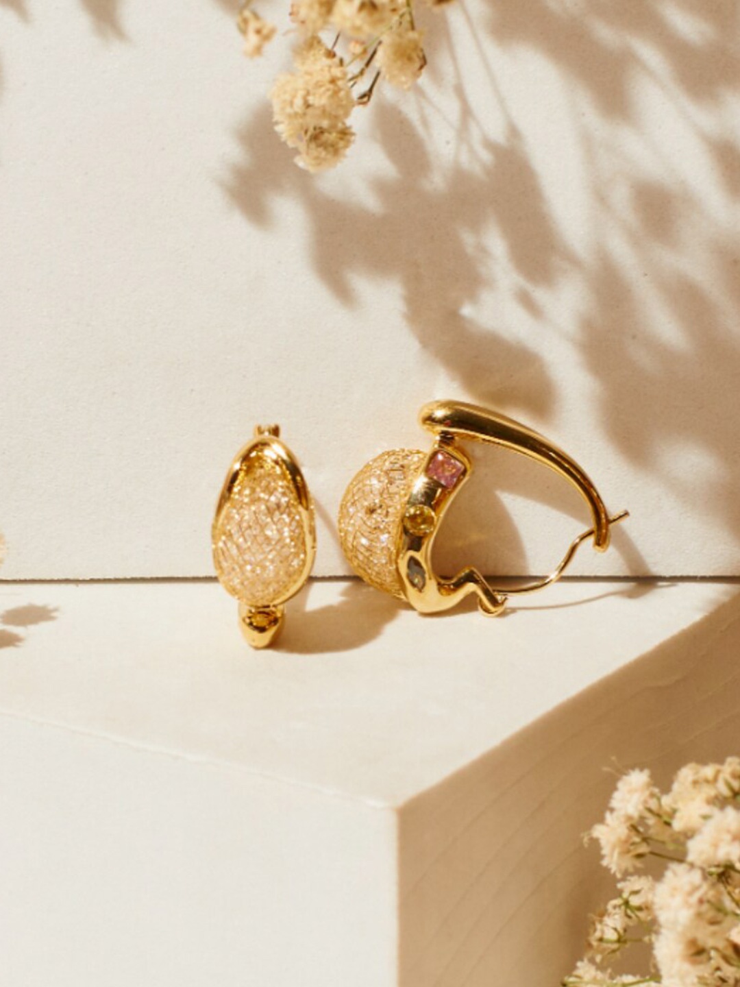 

SALTY 14K Gold-Plated Contemporary Hoop Earrings