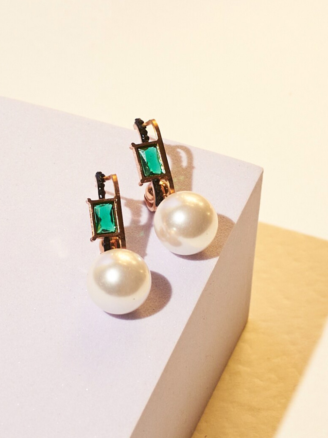 

SALTY Gold-Plated Contemporary Drop Earrings