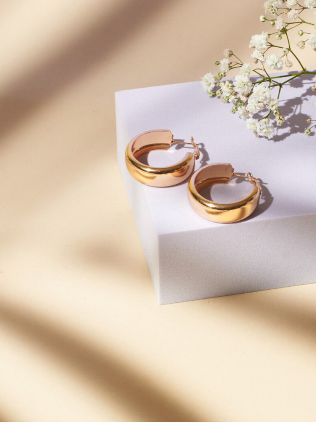 

SALTY Contemporary Hoop Earrings, Gold