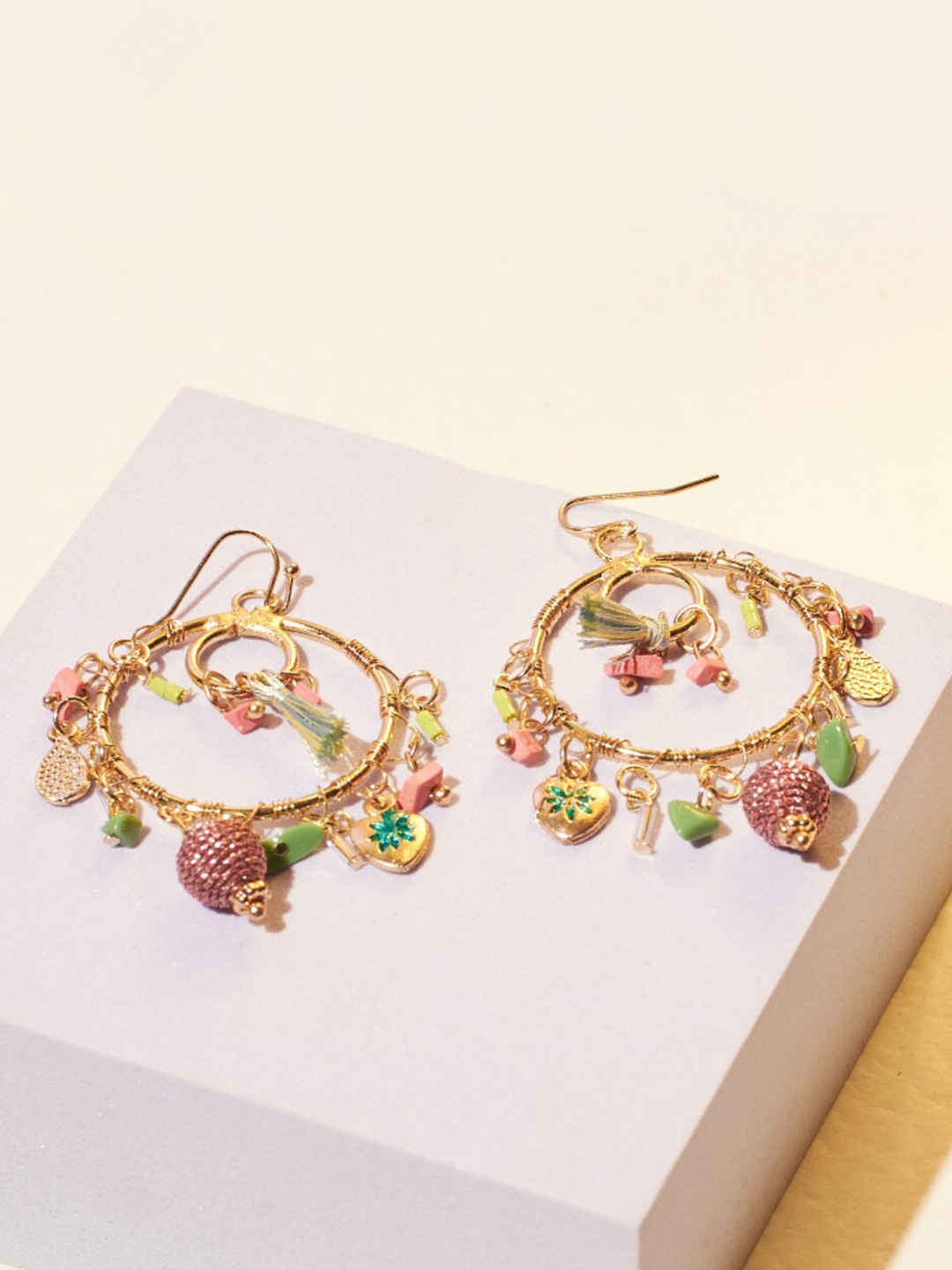 

SALTY Contemporary Drop Earrings, Gold