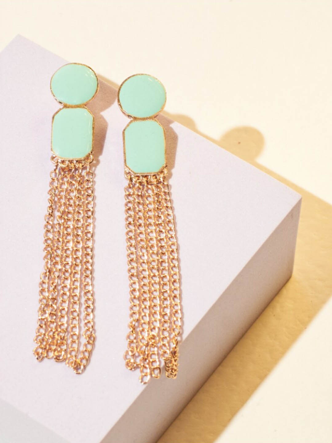 

SALTY Contemporary Drop Earrings, Gold