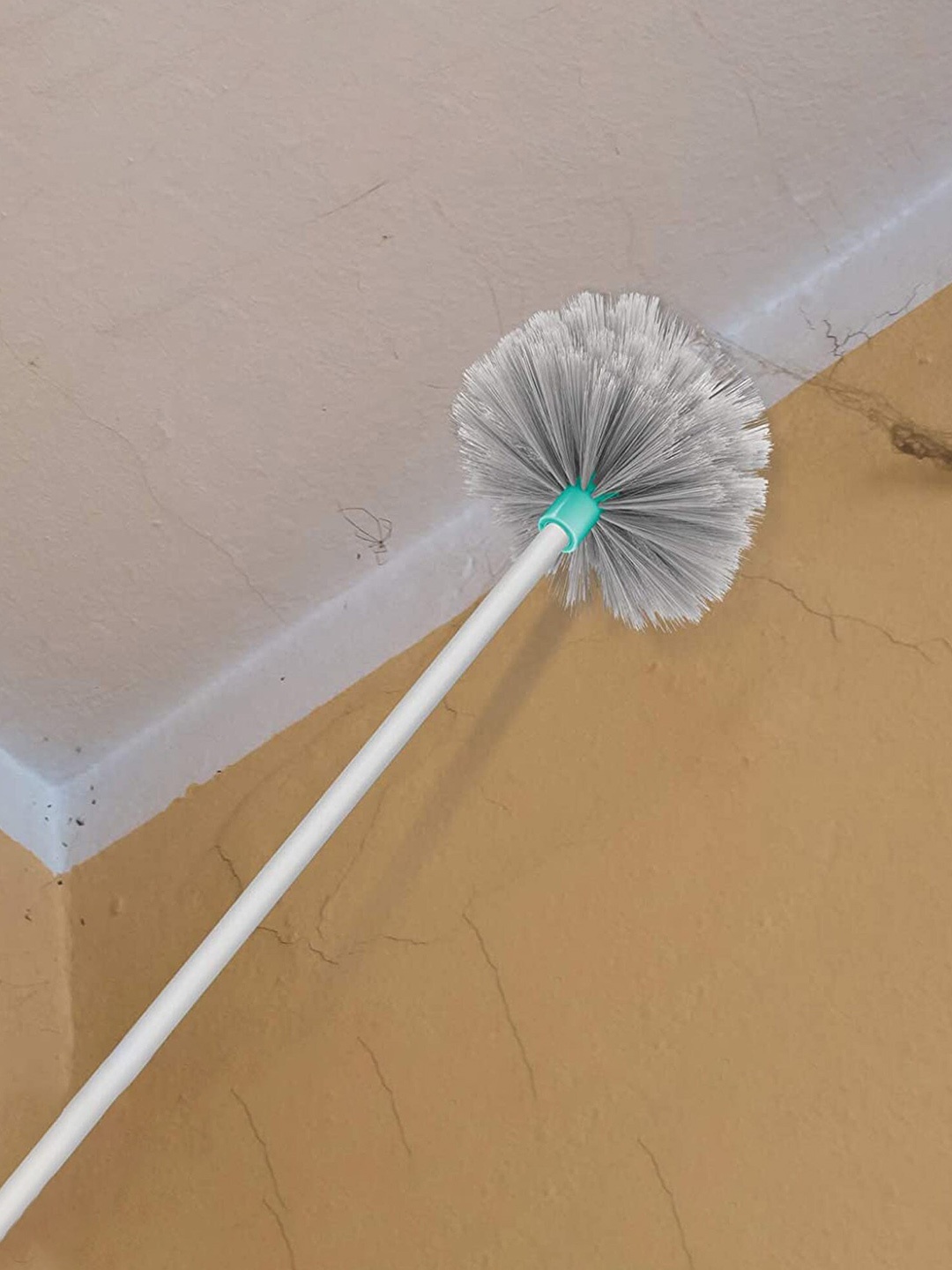 

SPOTZERO by MILTON Pack of 1 Plastic Aqua Green Hard Floor Web Blaster Jala Broom