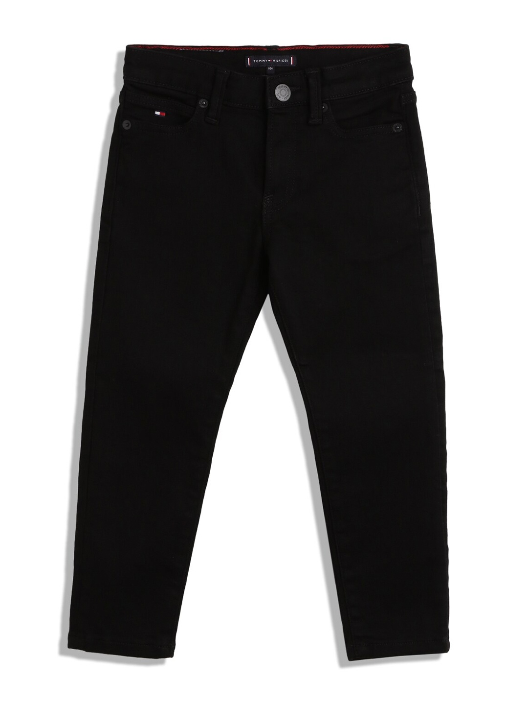 

Tommy Hilfiger Boys Straight Fit Jeans, Black