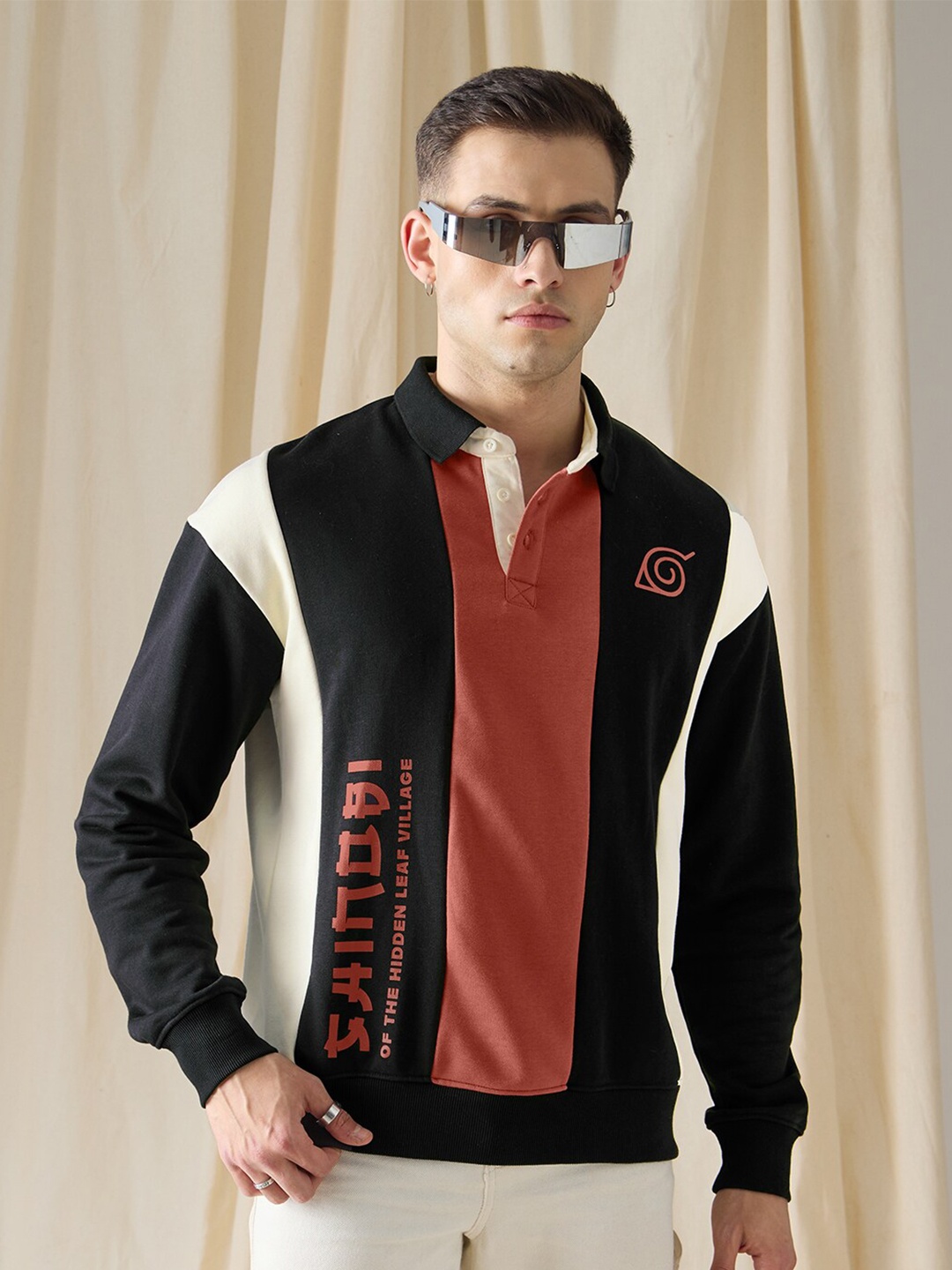 

The Souled Store Red Naruto Printed Pullover
