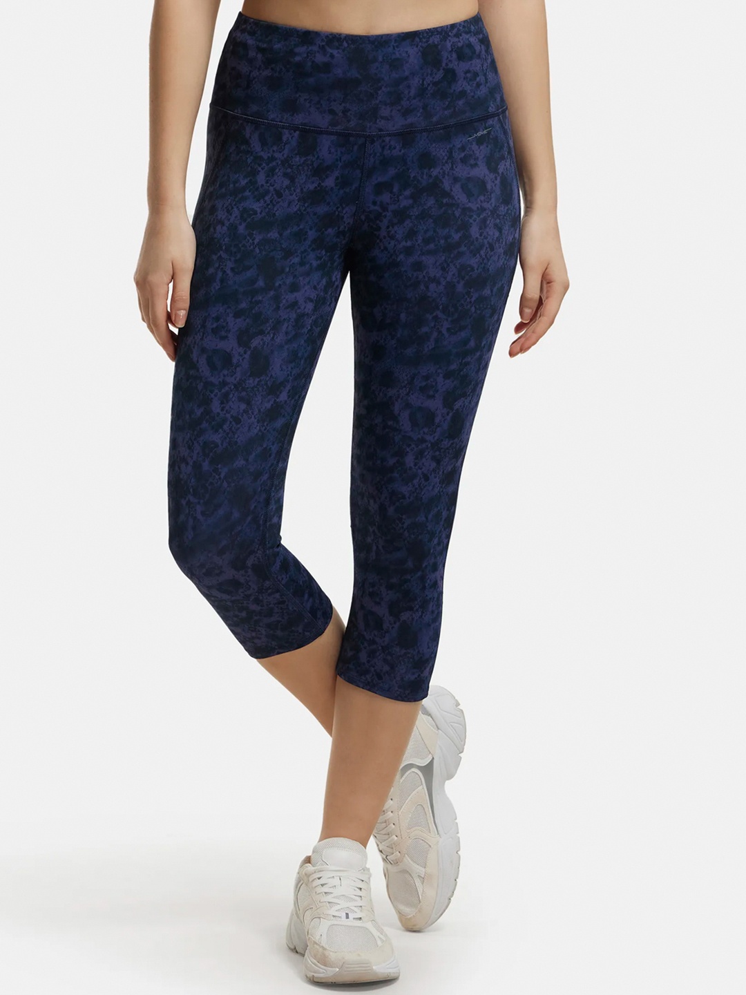 

Jockey Microfiber Stretch Slim Fit Capri with Back Waistband-MW36, Navy blue