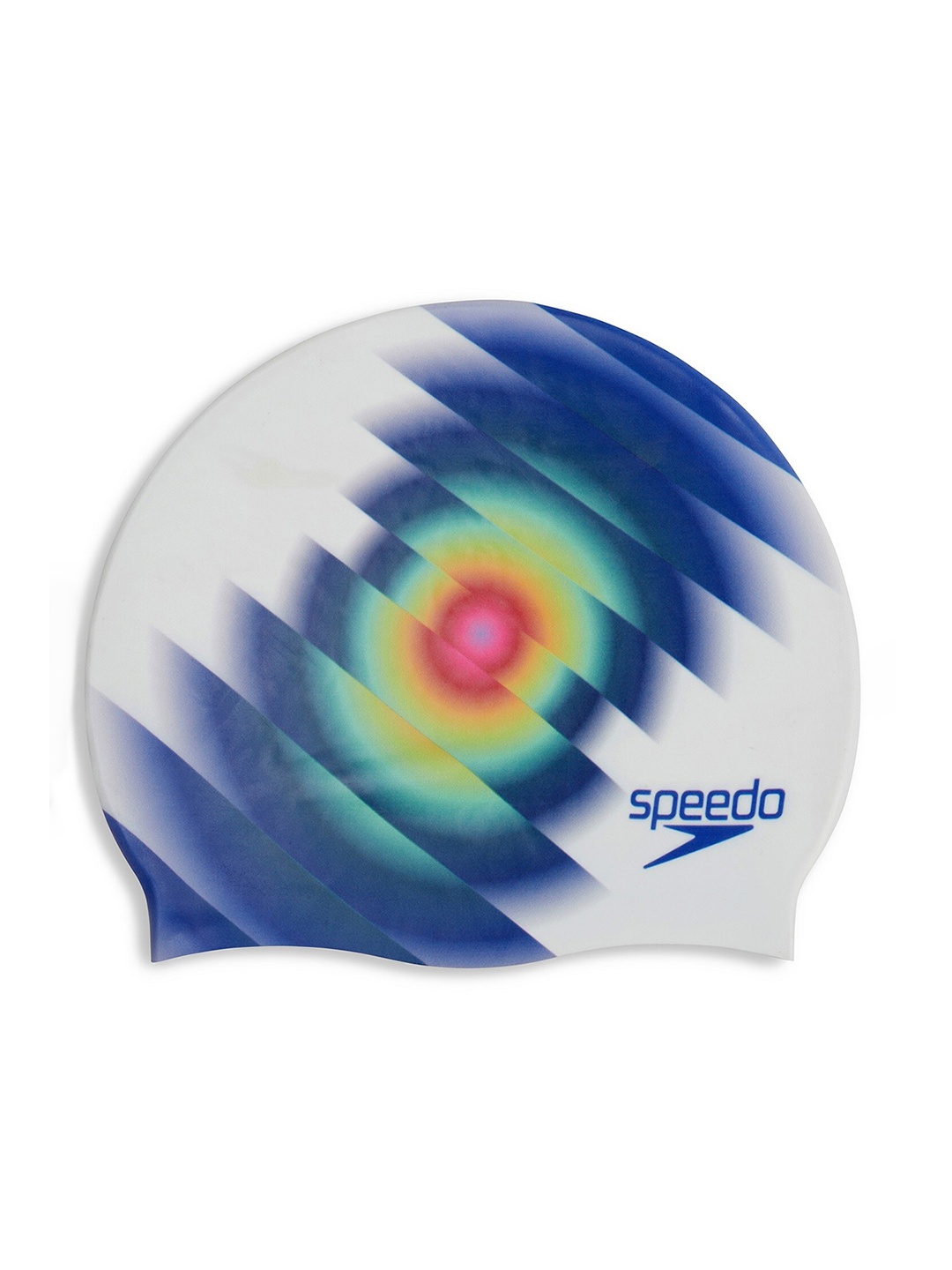 

Speedo Unisex Digital Printed Swim Cap, White