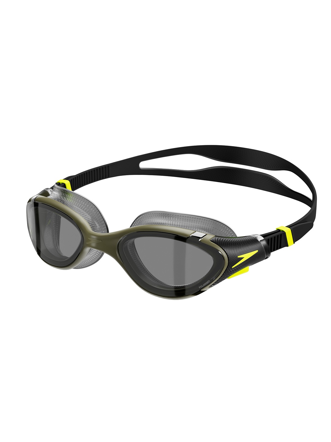 

Speedo Unisex Anti-Fog Swimming Fish Goggles, Black