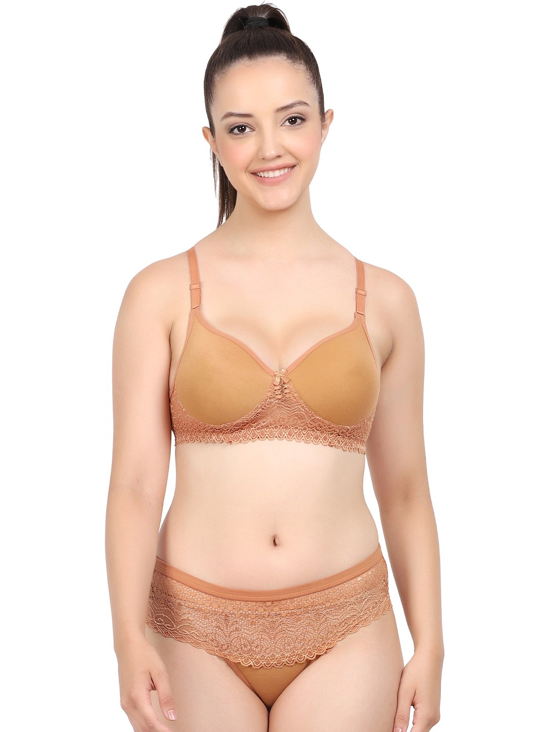 

Aamarsh Self-Design Cotton Lingerie Set, Yellow
