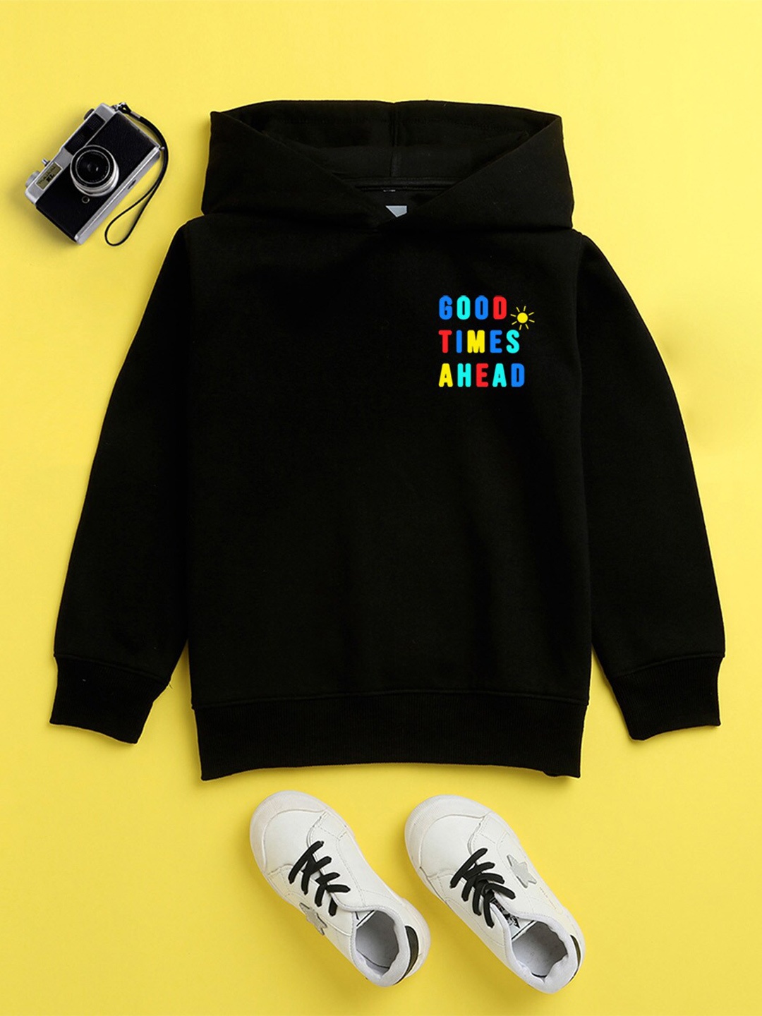 

BAESD Kids Hooded Fleece Sweatshirt, Black