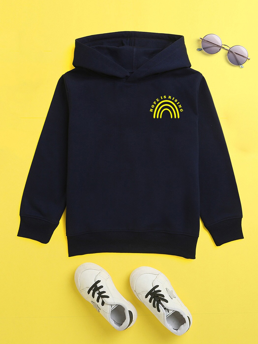 

BAESD Kids Hooded Fleece Pullover, Navy blue