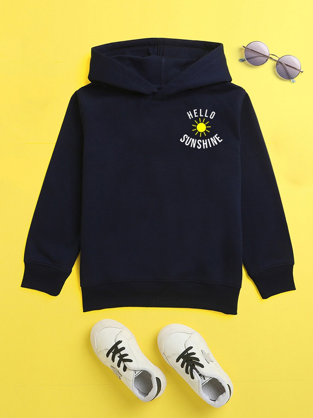 

BAESD Kids Hooded Fleece Pullover, Navy blue