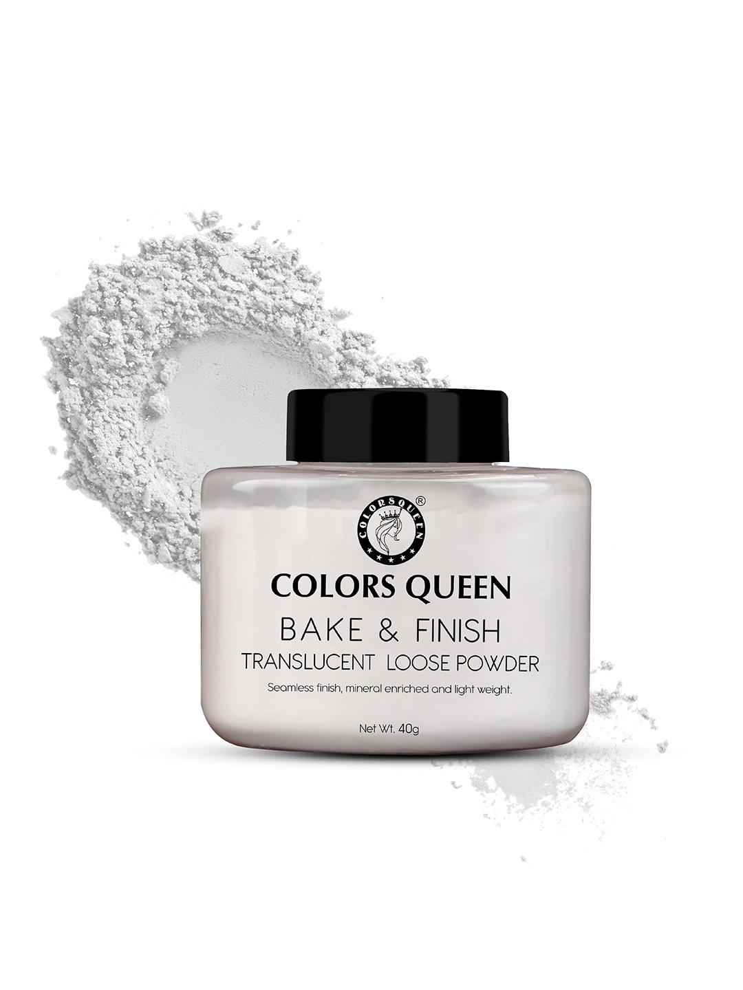 Colors Queen Bake & Finish Translucent Light Weight Loose Powder 40g - Shade 02, White