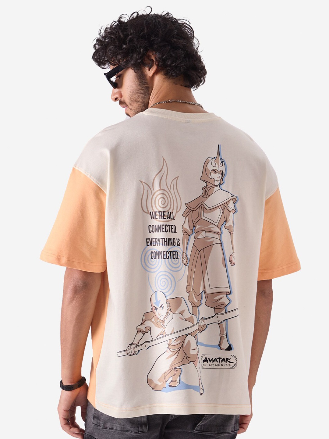 

The Souled Store Printed T-shirt, Orange