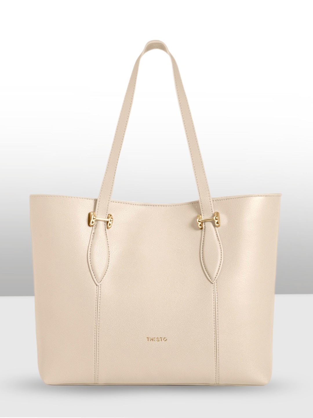 

THESTO Shopper Shoulder Bag, Off white