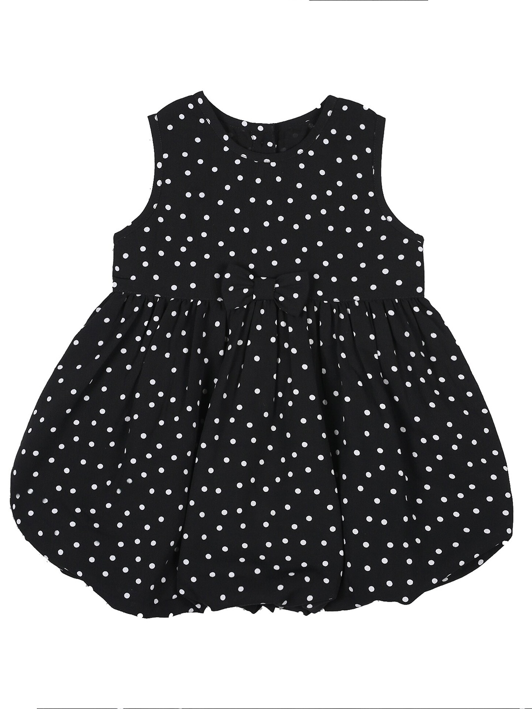 

BAESD Girls Polka Dot Print Balloon Dress, Black