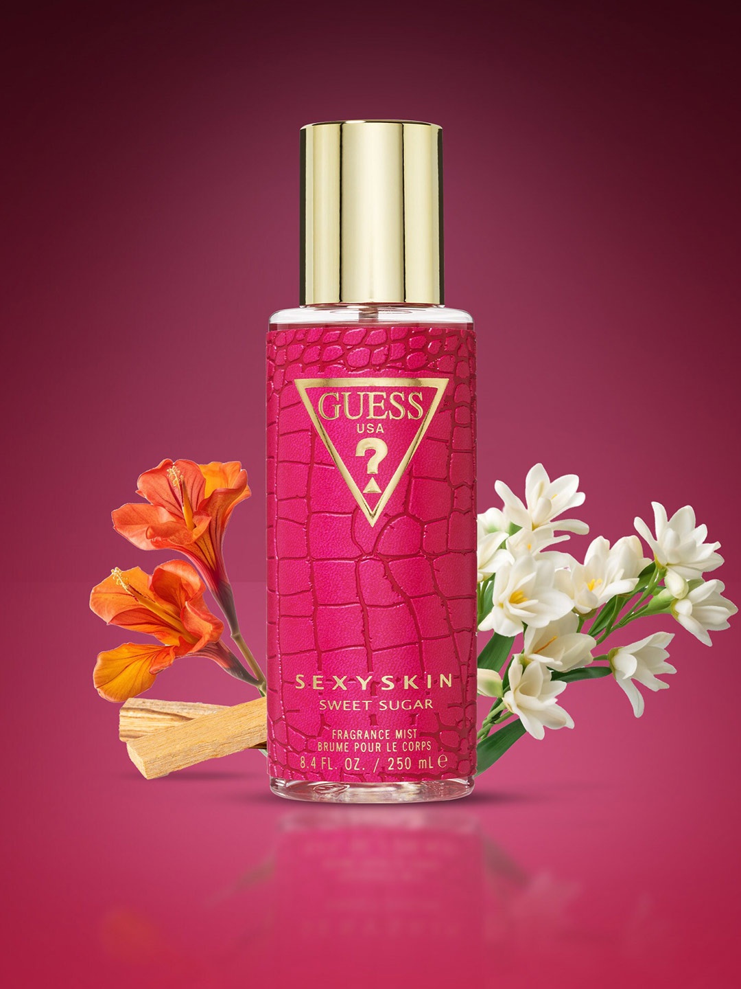 

GUESS Women Sexy Skin Sweet Sugar Long Lasting Fragrance Mist - 250 ml, Magenta