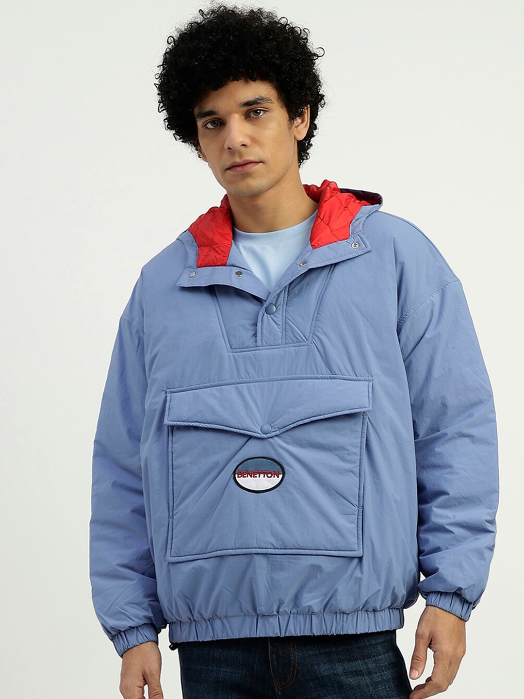 

United Colors of Benetton Hooded Padded Jacket, Blue
