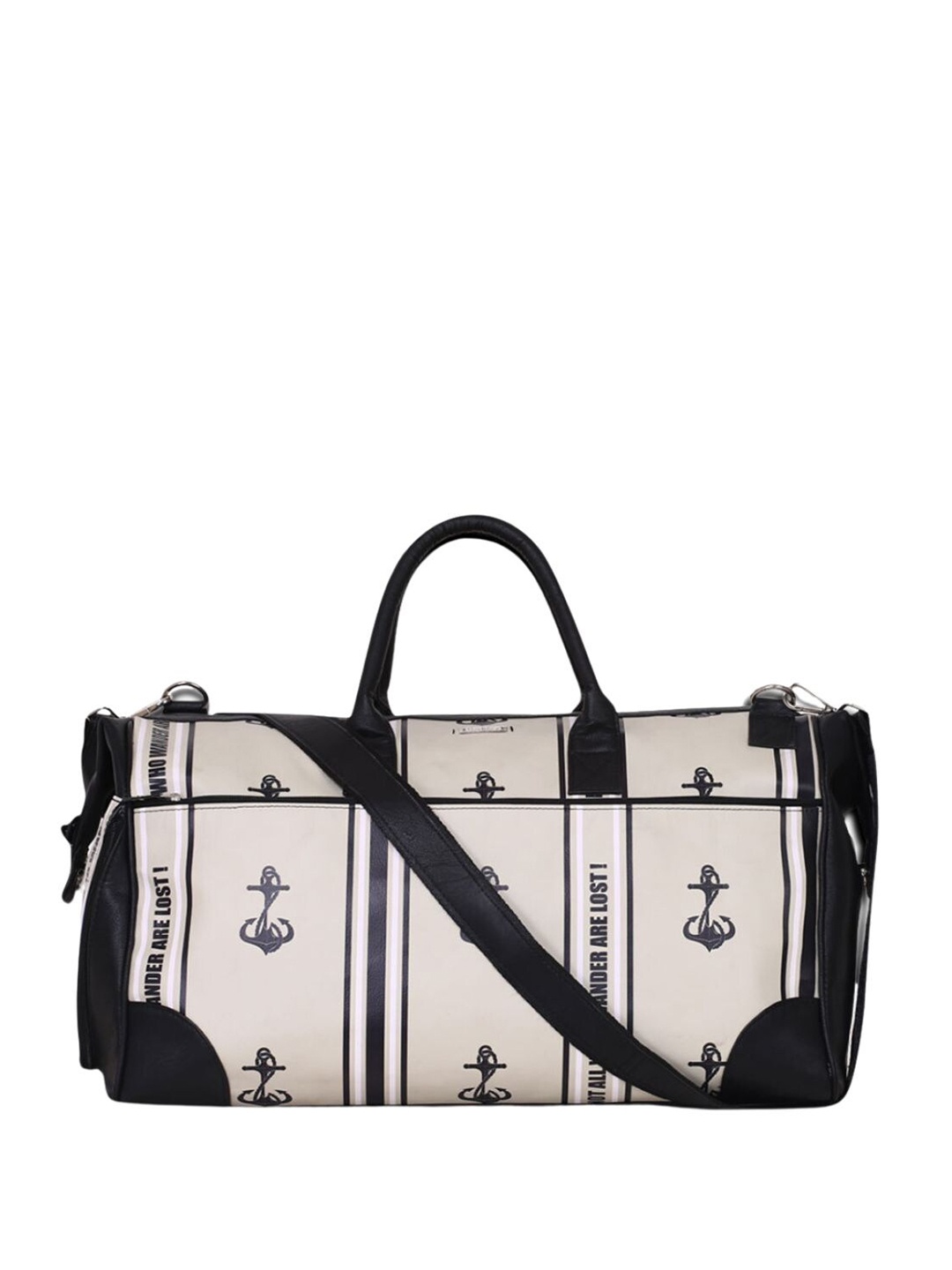 

STRUTT Graphic Printed Duffle Bag, Black