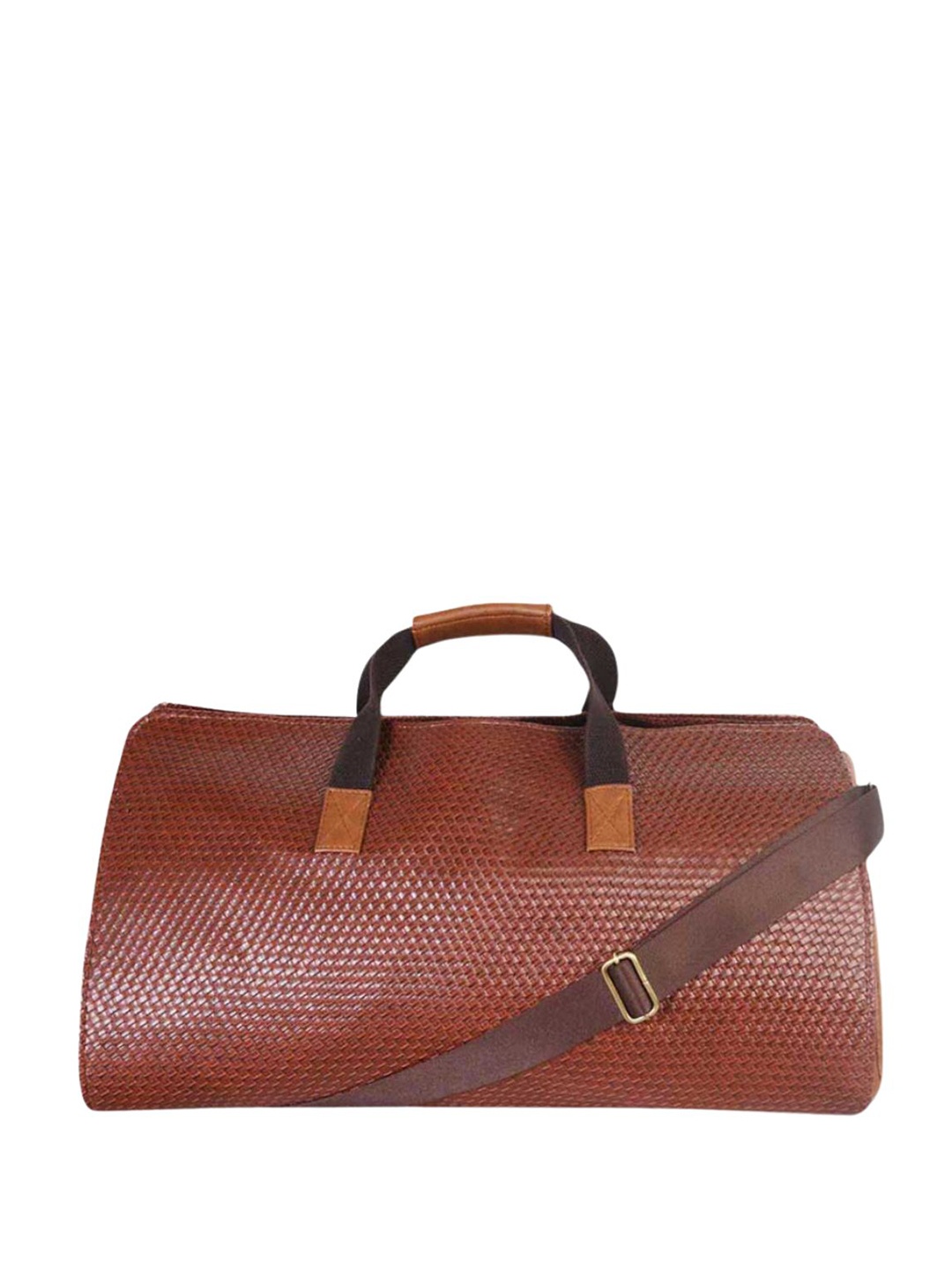 

STRUTT Textured Duffel Bag, Brown