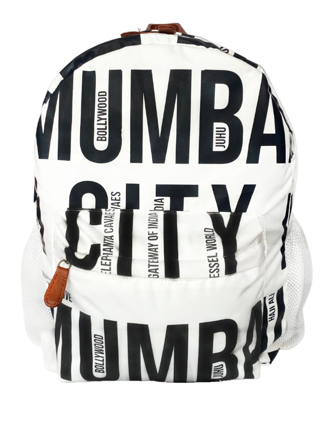 

STRUTT Unisex Typography Printed Backpack, White