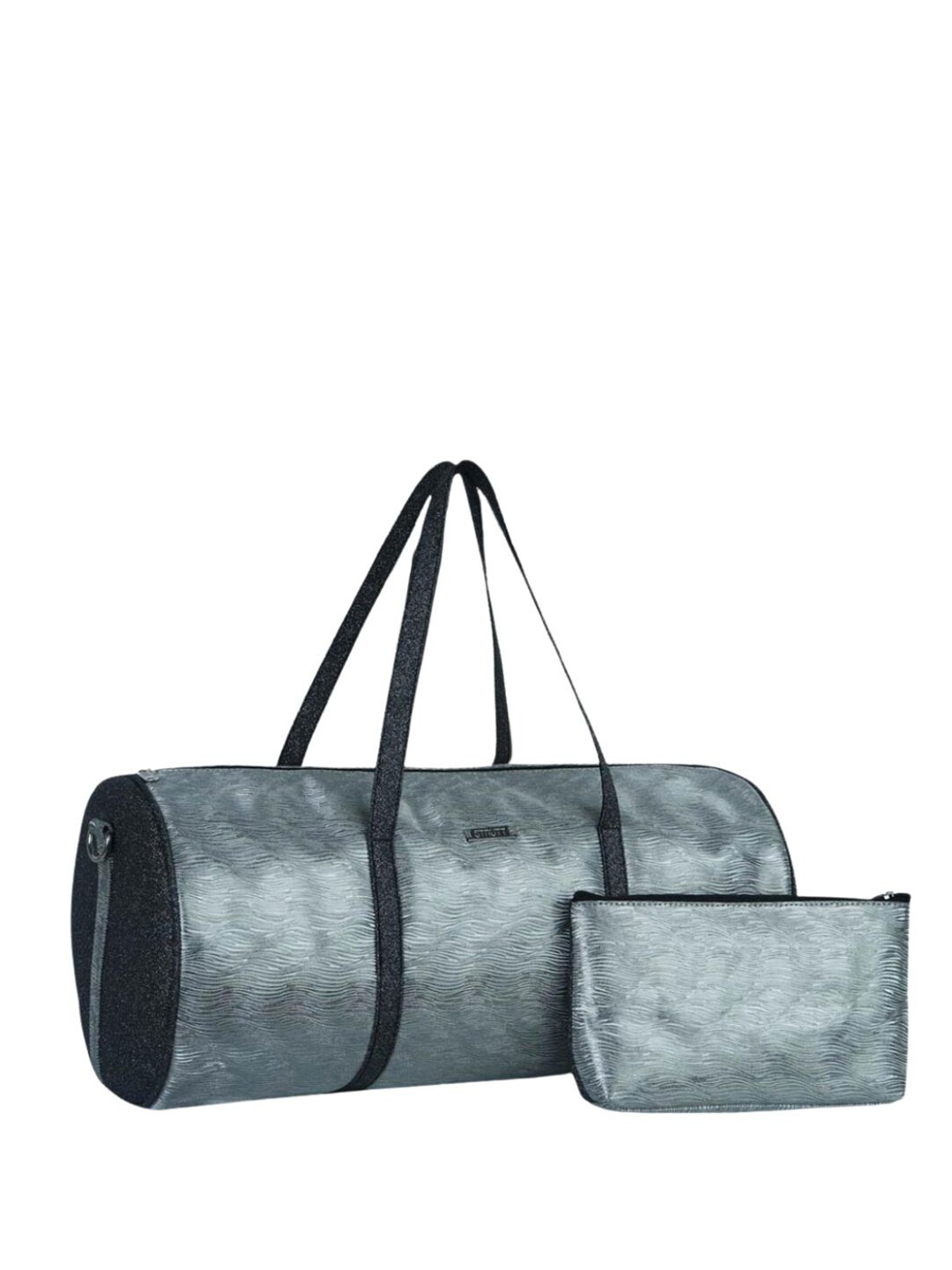 

STRUTT Printed Duffel Bag, Grey