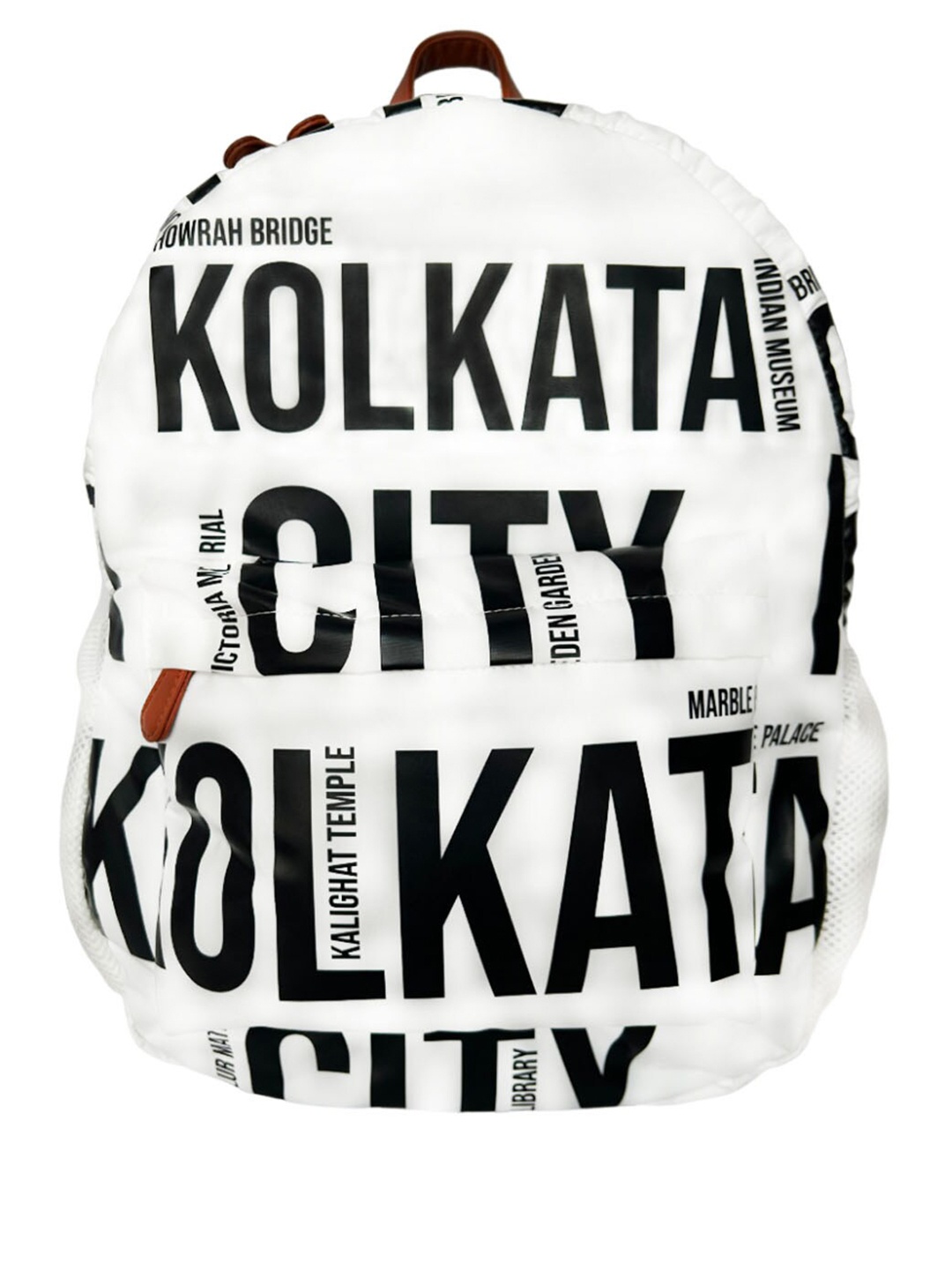 

STRUTT Unisex Typography Printed Backpack, White