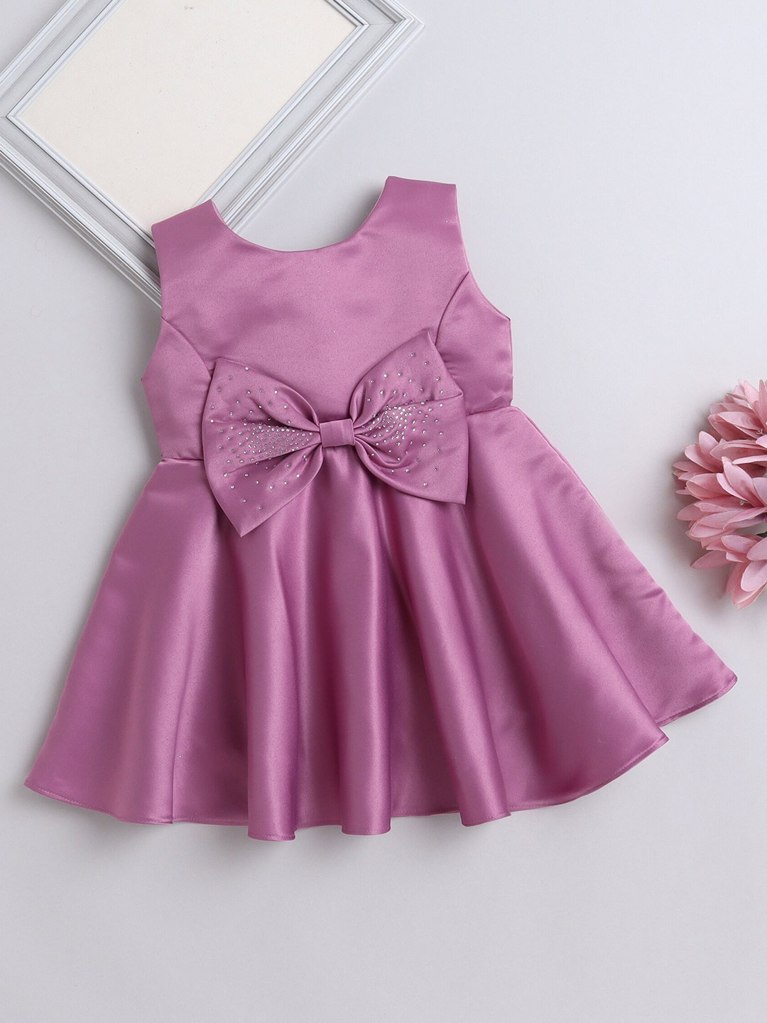 

The Magic Wand Embellished Fit & Flare Dress, Pink