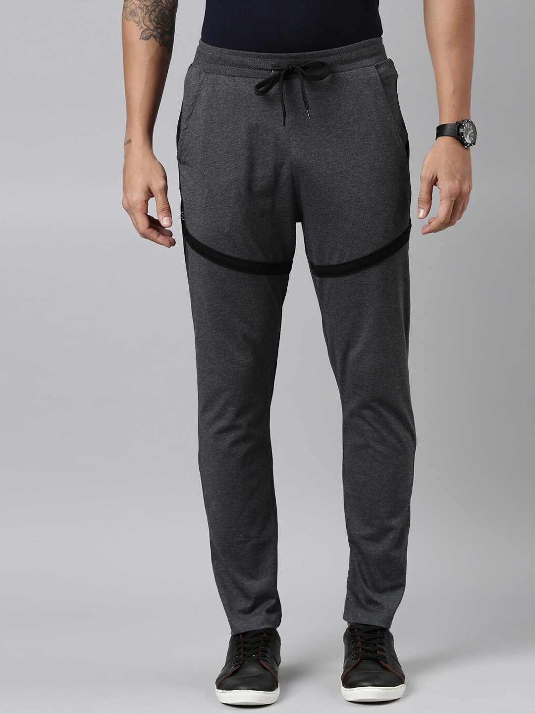 

DIXCY SCOTT Men Mid-Rise Track Pant, Grey