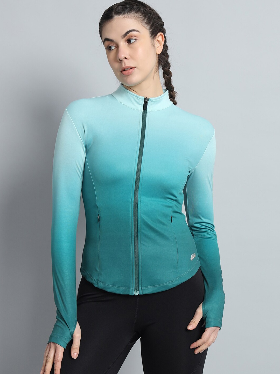 

ATHLISIS Lightweight Dry-Fit Training or Gym Sporty Jacket, Blue