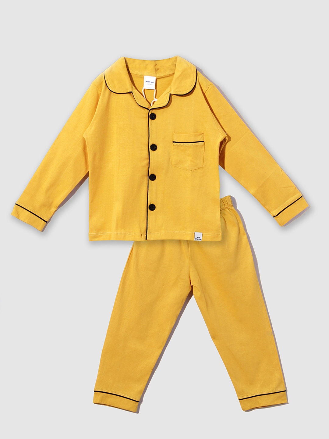 

Moms Love Infants Organic Cotton Night Suit, Mustard
